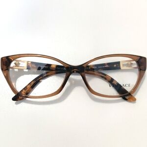 Versace 3170-B Glasses 54-16-135 Transparent Brown/Havana